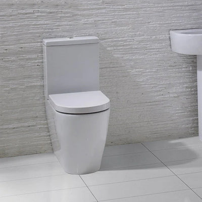 Emme Flush-to-Wall Toilet with Soft-Close Seat