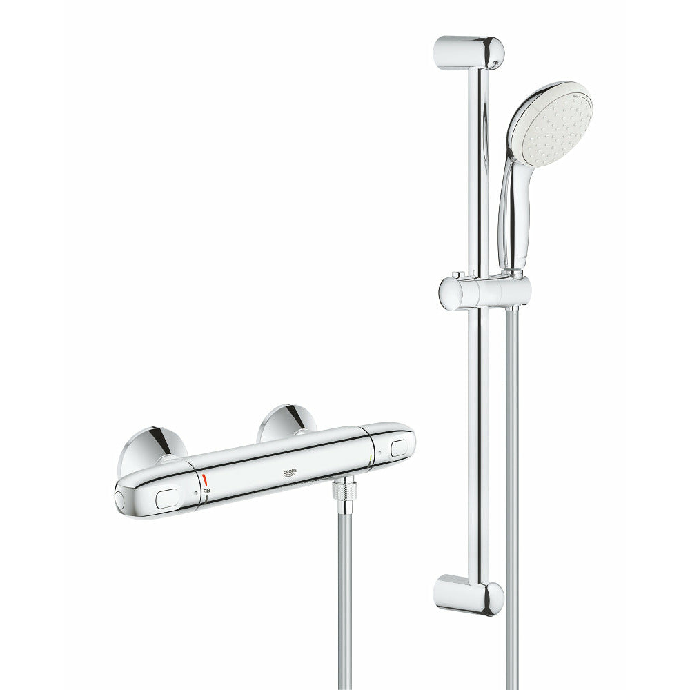 Grohe Chrome Grohtherm 1000 Thermostatic shower mixer 1/2