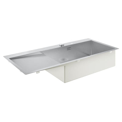 Grohe K1000 Stainless Steel Kitchen Sink with Drainer - Letta London - 