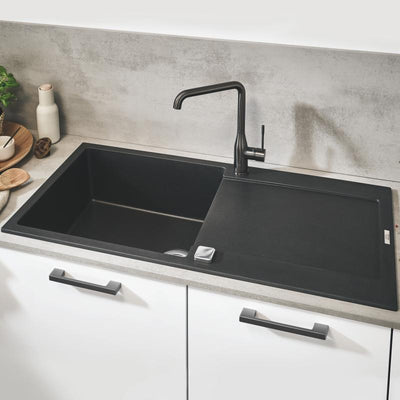 Grohe K500 Composite Kitchen sink with drainer - Letta London - 