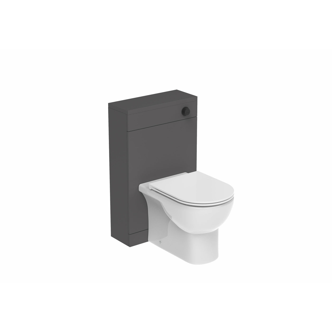 Saneux Matte Iron Grey AUSTEN 50cm toilet Unit - Letta London - 