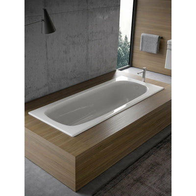Single ended bath 1600 x 700mm | SANSTEEL - Letta London - Steel Bath