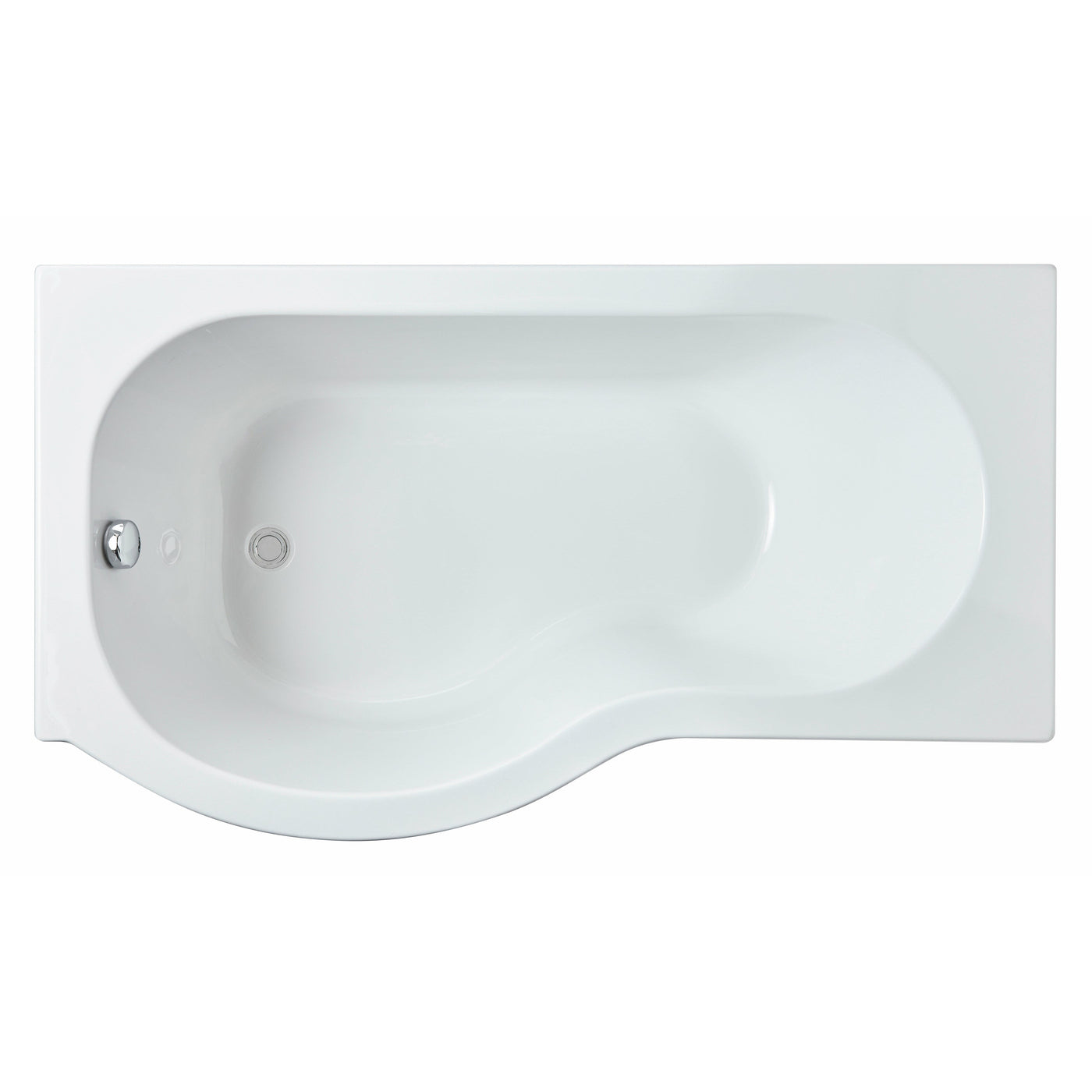 1500mm Left Hand P-Shaped Bath - Letta London - 