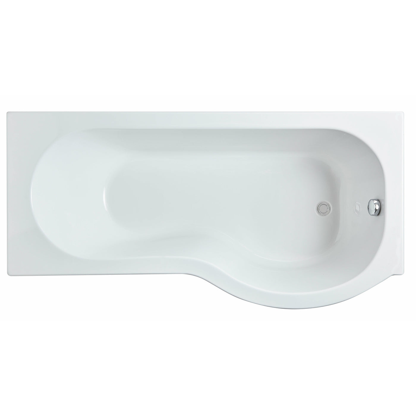 1600mm Right Hand P-Shaped Bath - Letta London - 