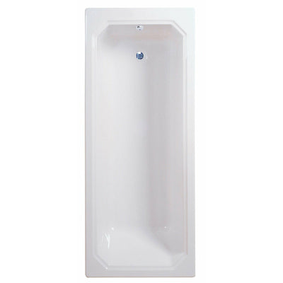 1700 x 700mm Square Single-Ended Straight Bath - Art - Letta London - 