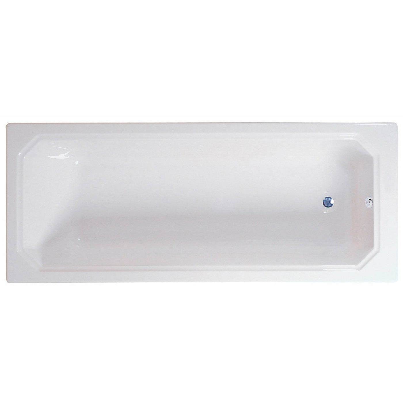 1700 x 700mm Square Single-Ended Straight Bath - Art - Letta London - 