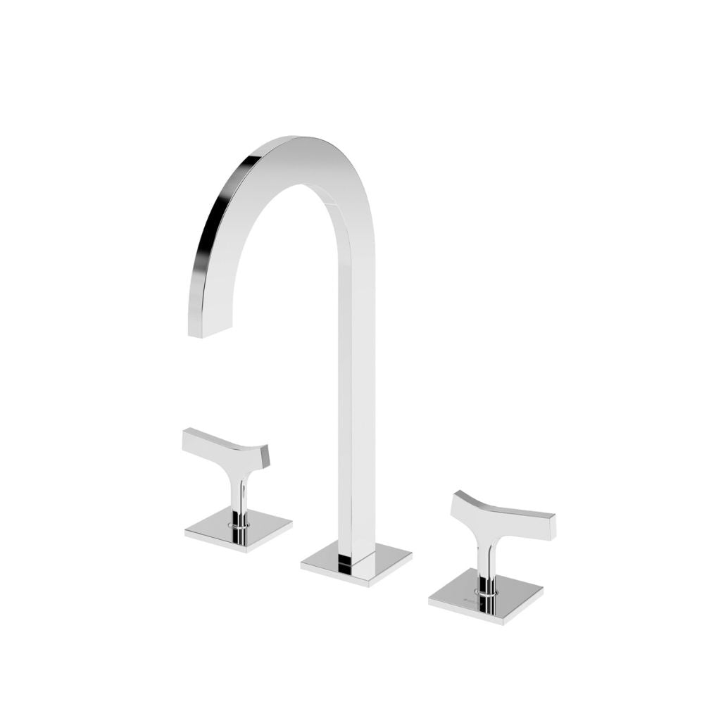 Royal Deck-mounted 3-Hole Basin Mixer Tap, Luxury Style
