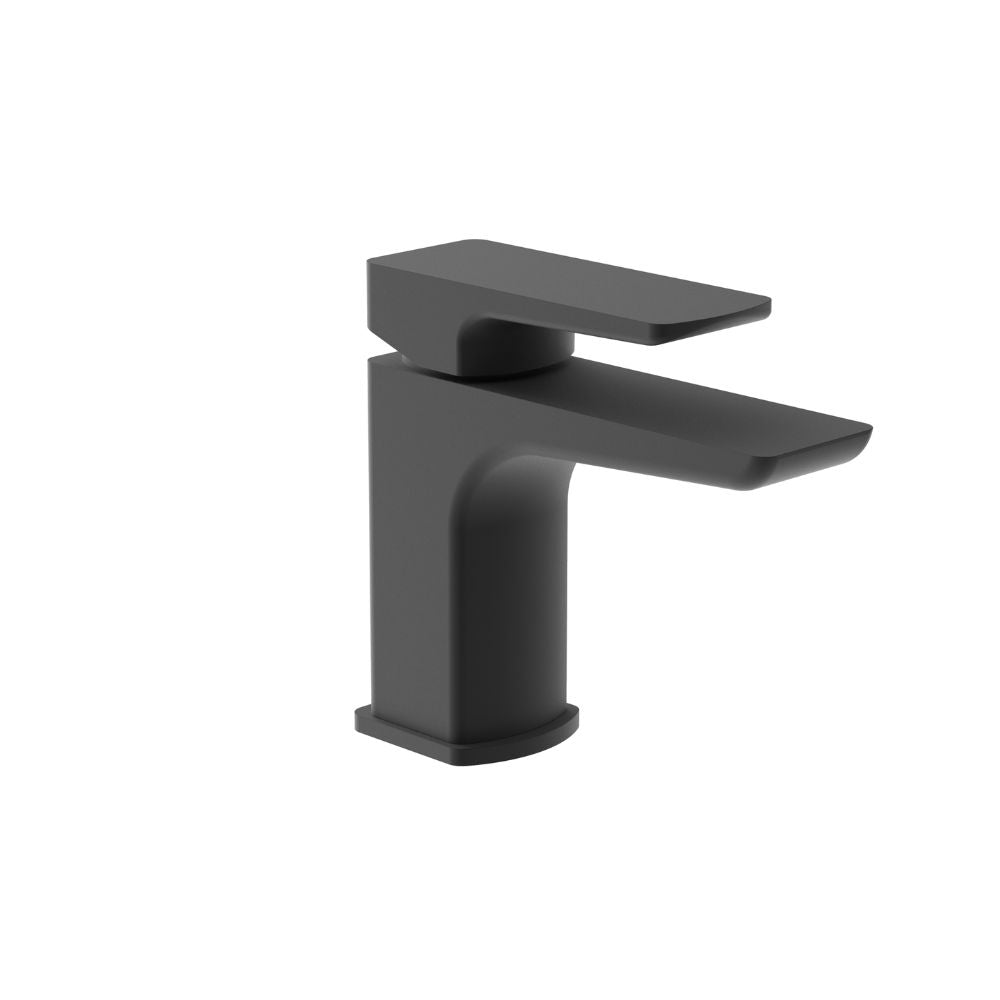 Fuji Mini Mono Basin Mixer Tap & Click Waste - Matt Black