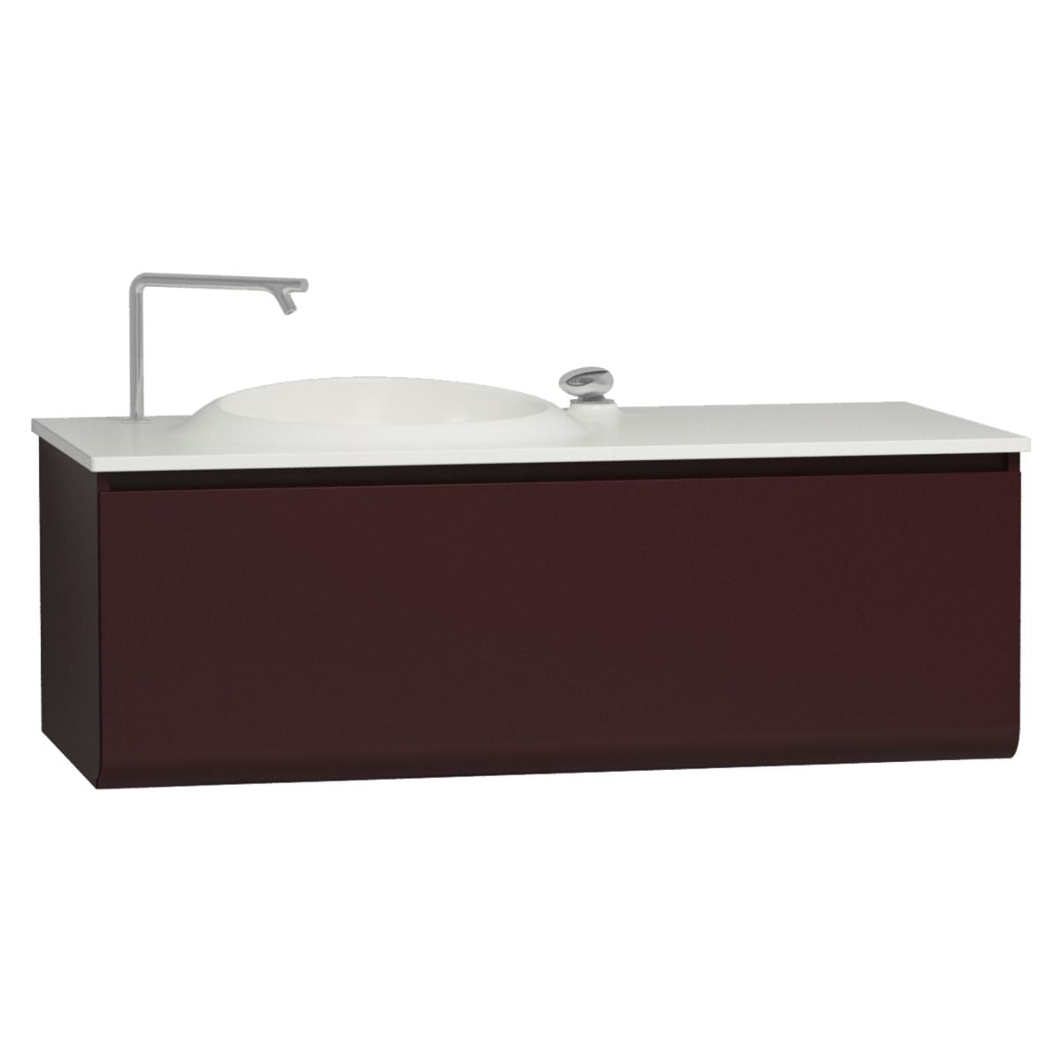 Burgundy Istanbul Vanity unit 60074 - Letta London - 