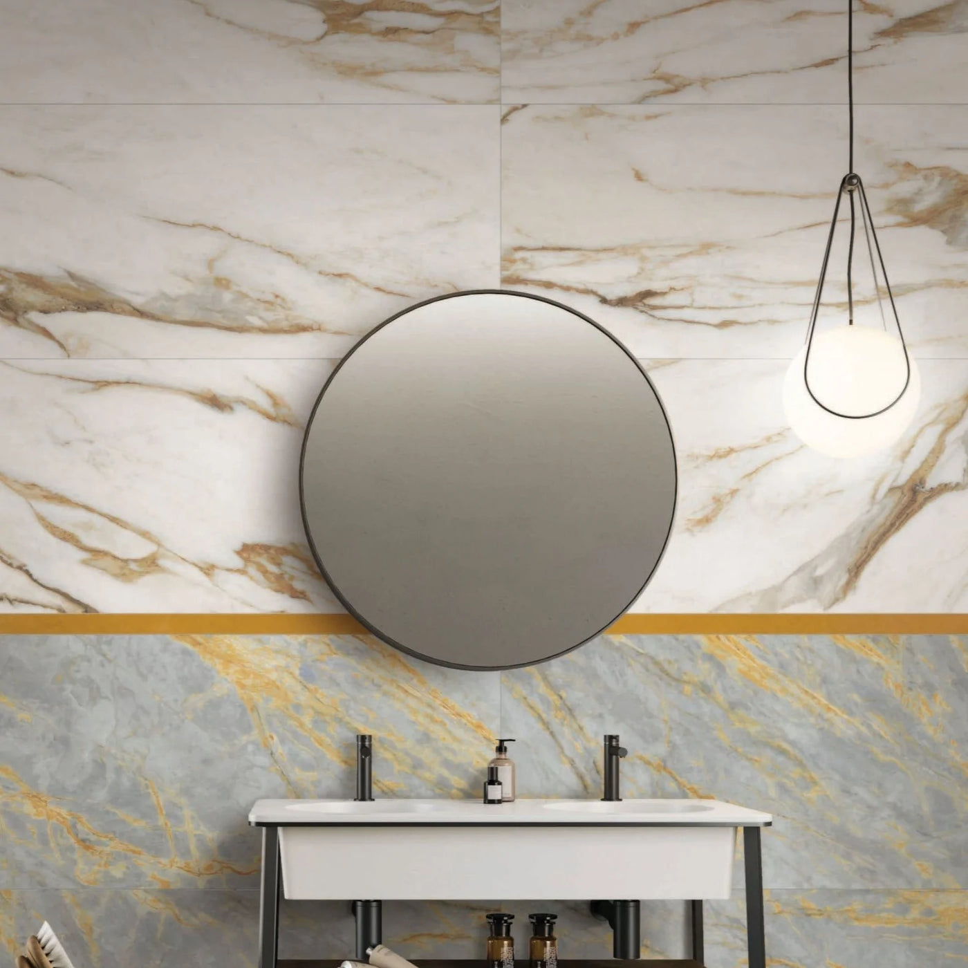 Sensi Calacatta Vena Oro Tile - Letta London - 