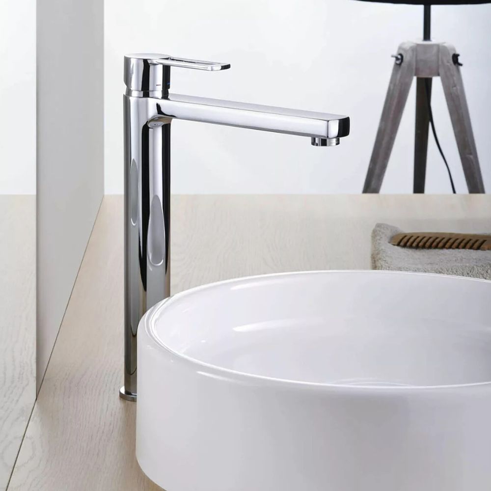 Savena high rise basin mono tap, chrome