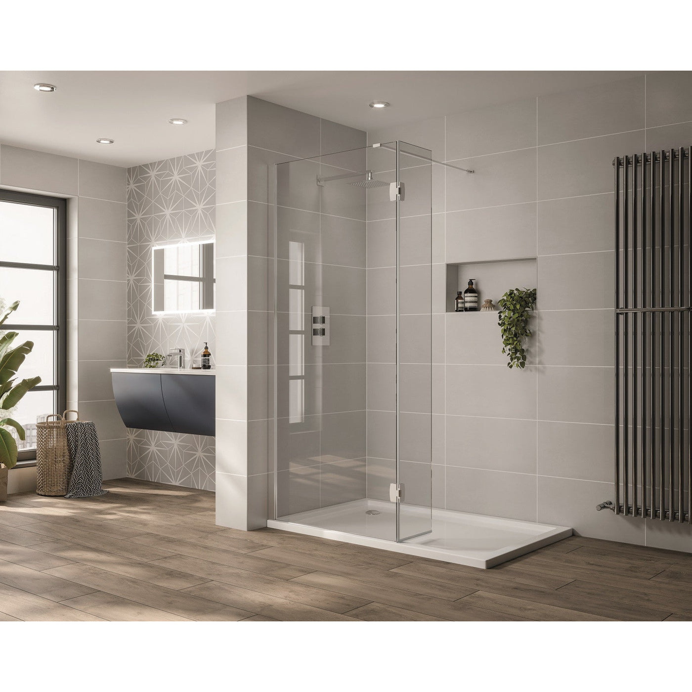 Prestige Chrome Profile Pack for Walk-In Shower Panel