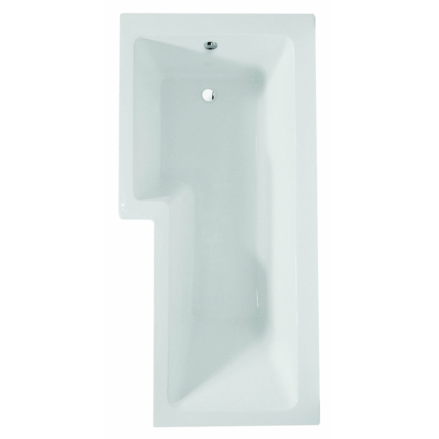 Corner Shower Bath with Bath Screen and Panel - Left Handed - Letta London - Shower Bath
