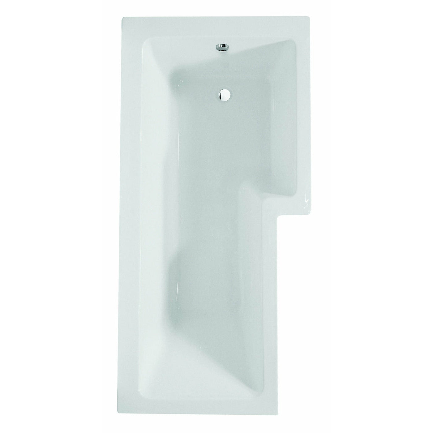 Corner Shower Bath with Bath Screen and Panel - Right Handed - Letta London - Shower Bath