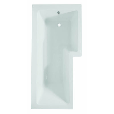 Corner Shower Bath with Bath Screen and Panel - Right Handed - Letta London - Shower Bath