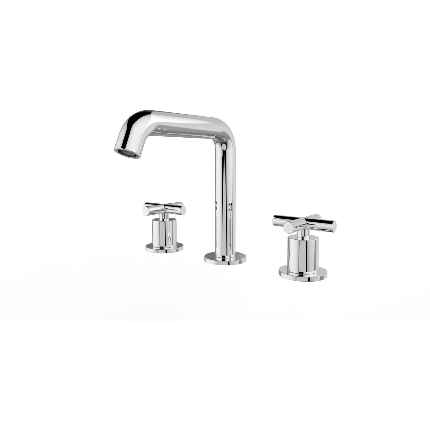 Cross Head 3 Hole Basin Tap, Chrome - Classic
