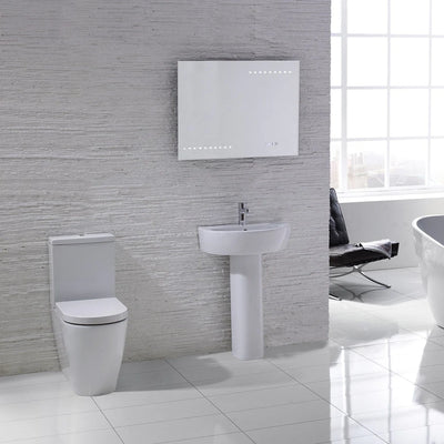 Emme Flush-to-Wall Toilet with Soft-Close Seat