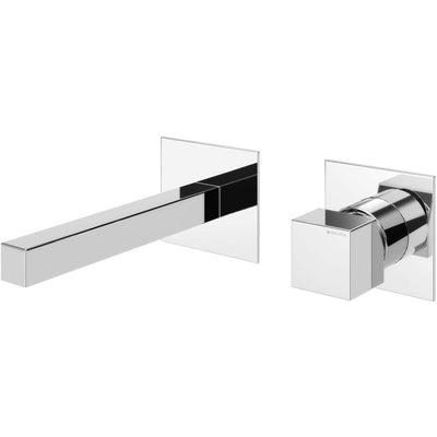 Escudo 2-hole wall mounted basin mixer tap, lever-less - Letta London - Basin Taps