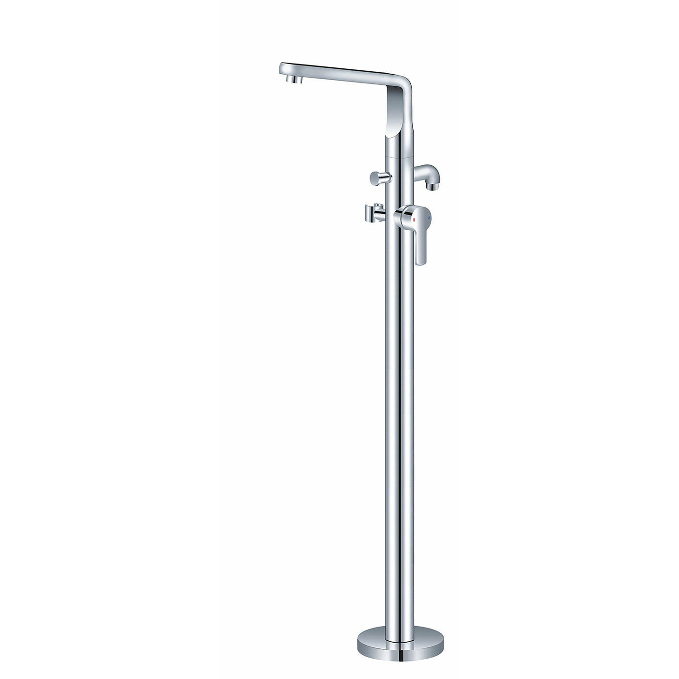 Frontline Chrome Luna Freestanding Bath Shower Mixer - Letta London - Freestanding Taps