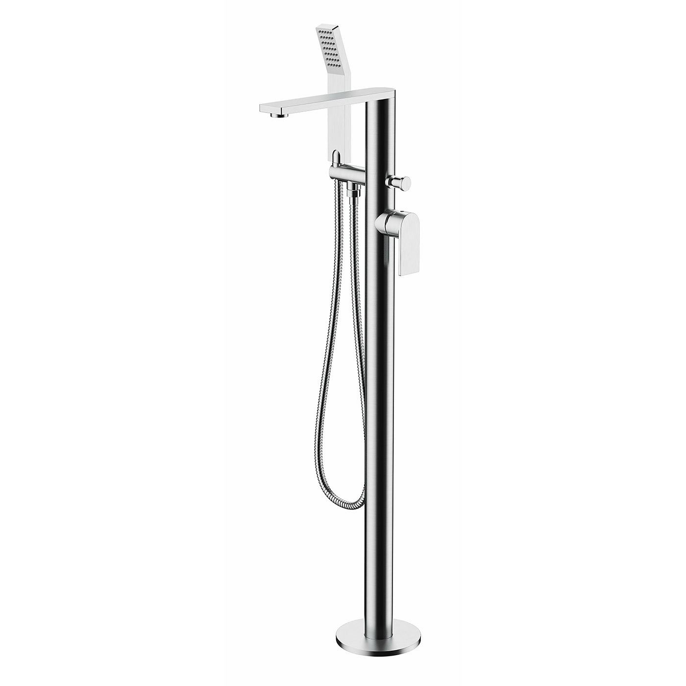 Frontline Chrome Strand Freestanding Bath Shower Mixer - Letta London - Freestanding Taps