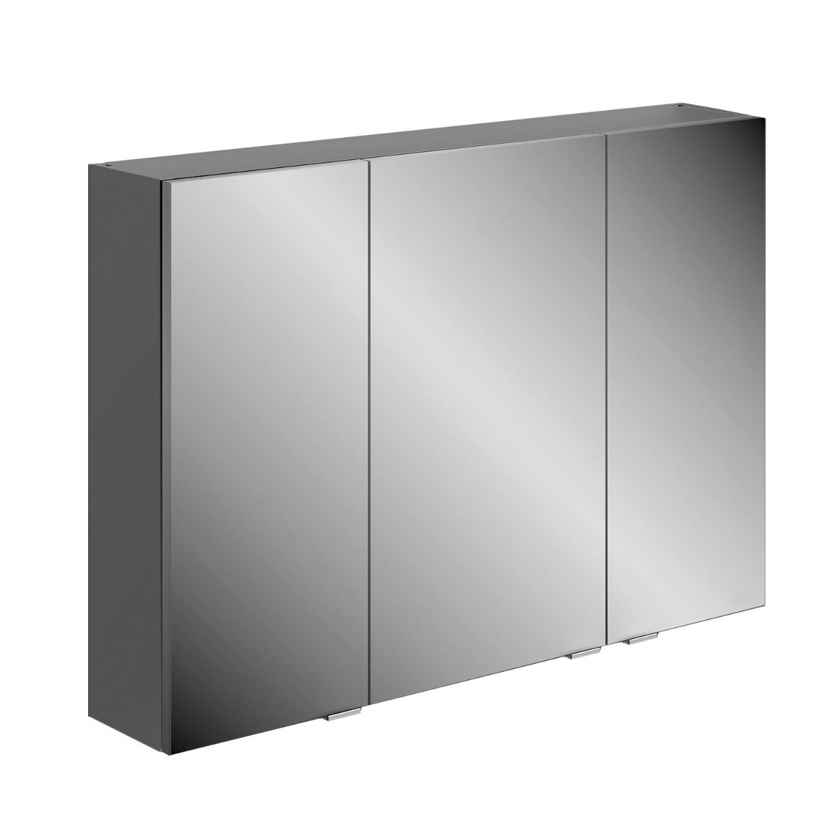 Frontline Joy 1000mm 3 Door Mirrored Cabinet - Letta London - Mirror Cabinets