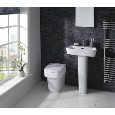 Frontline Medici Back-to-Wall Toilet with Soft-Close Seat - Letta London - 