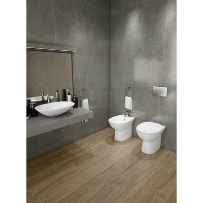Frontline Morning Back-To-Wall Toilet with Soft-Close Seat - Letta London - 