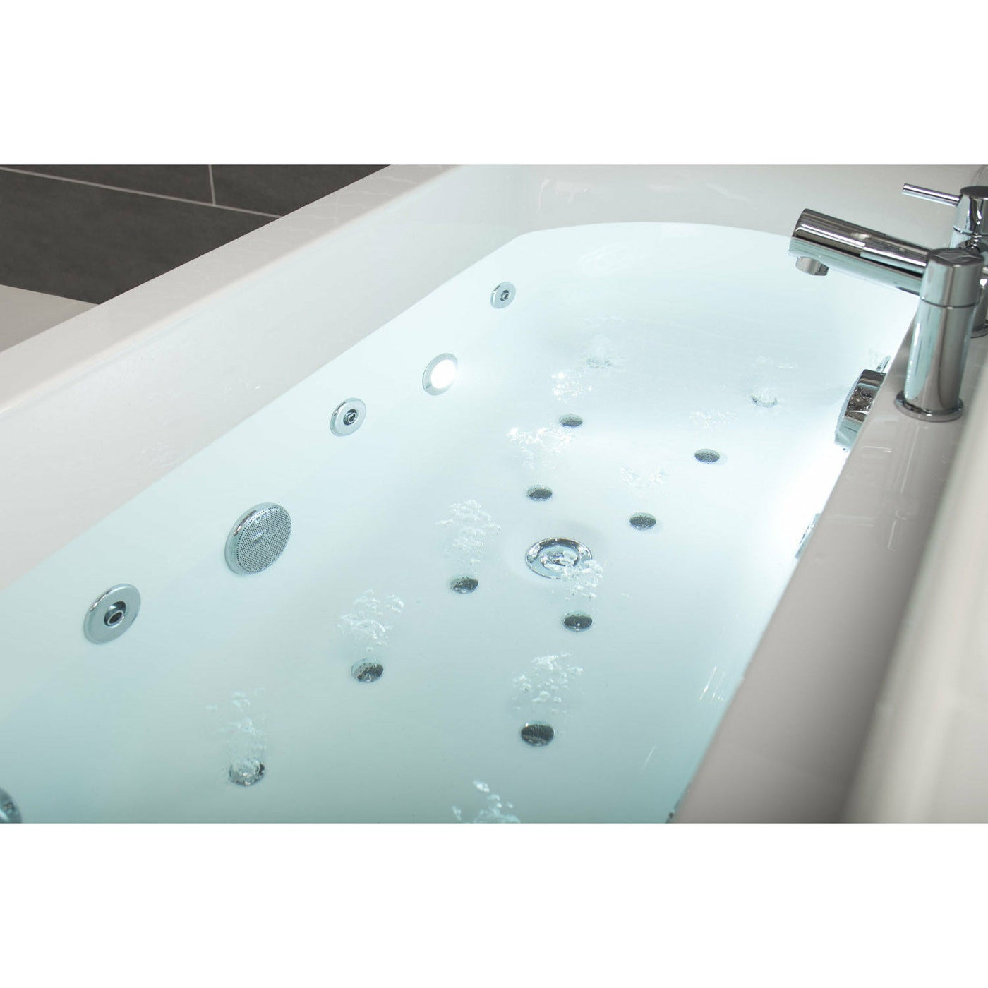 Frontline Polished Chrome Deluxe Whirlpool Jet System - Letta London - 