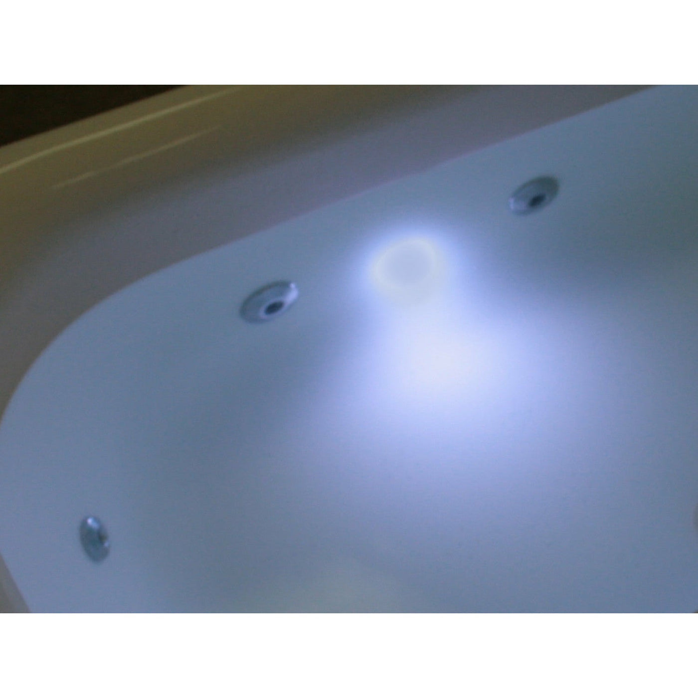 Frontline Polished Chrome Underwater Chromatherapy Lighting System for Whirlpool Baths - Letta London - 