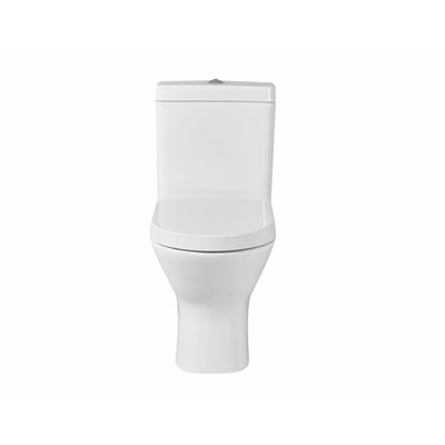 Frontline Resort Mini Flush-to-Wall Toilet with Soft-Close Seat - Letta London - 