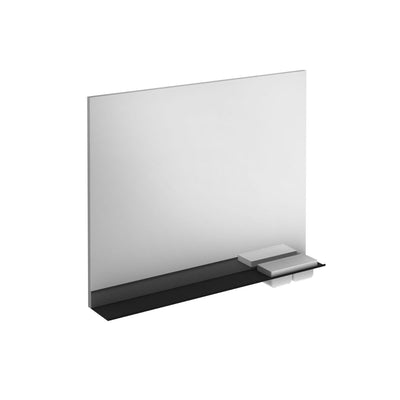 Frontline Structure 900mm Illuminated Mirror with Black Shelf & Storage Cases - Letta London - Standard Mirrors