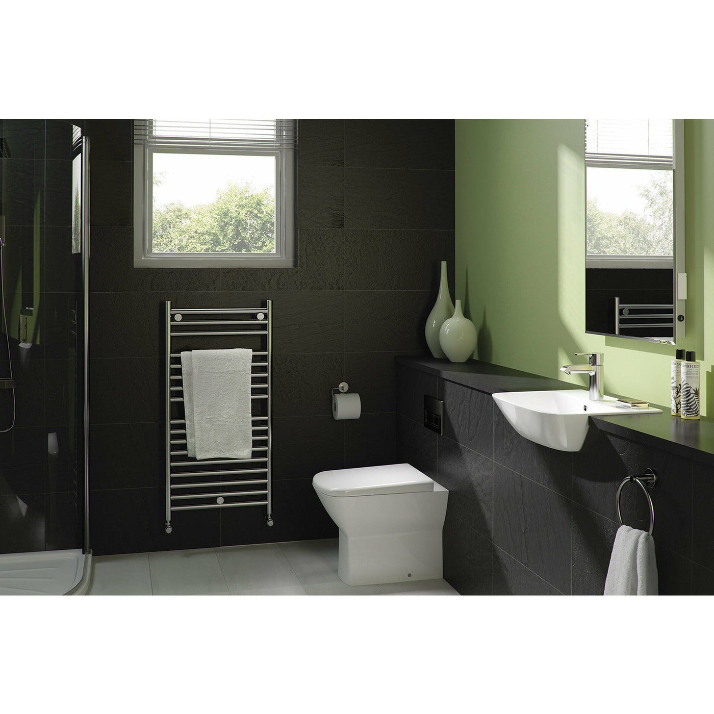 Frontline Summit Back-to-Wall Toilet with Soft-Close Seat - Letta London - 