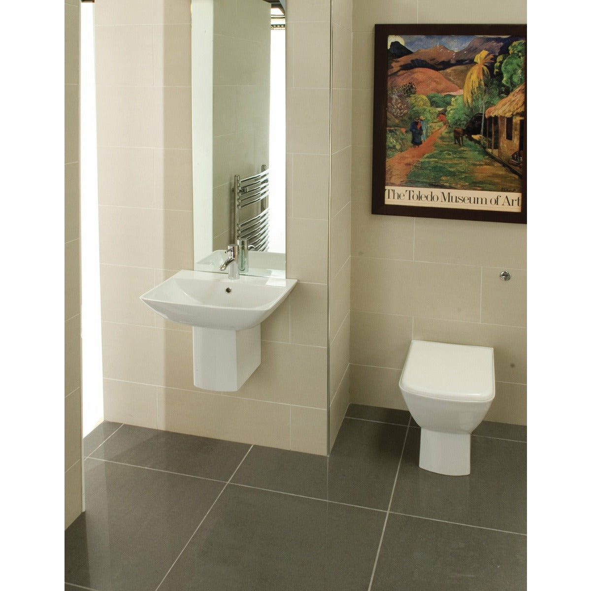 Frontline Summit Back-to-Wall Toilet with Soft-Close Seat - Letta London - 