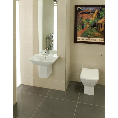 Frontline Summit Back-to-Wall Toilet with Soft-Close Seat - Letta London - 