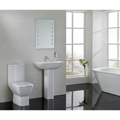 Frontline Summit Close Coupled Toilet with Soft-Close Seat - Letta London - 