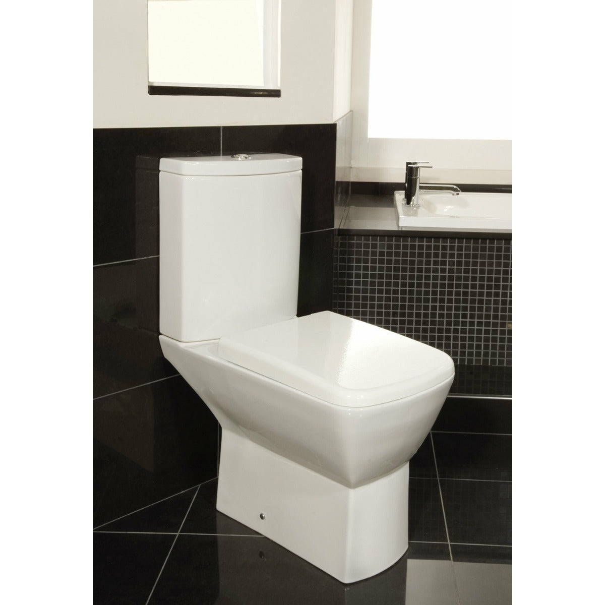 Frontline Summit Close Coupled Toilet with Soft-Close Seat - Letta London - 
