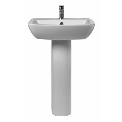 Frontline White Bella Full Pedestal Basin - Letta London - 