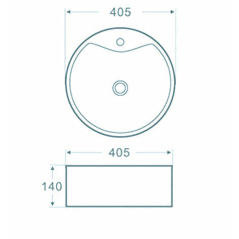 Frontline White Geona Designer Countertop Basin - Letta London - Countertop Basins