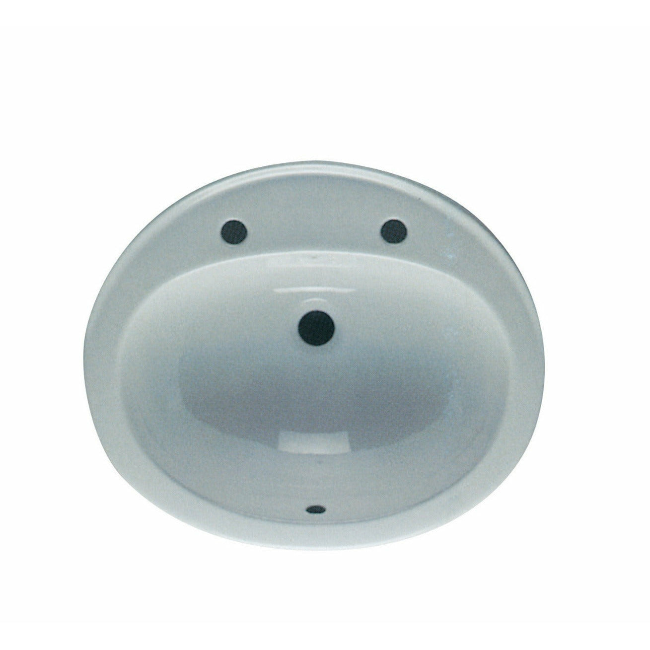 Frontline White Jessica 530mm Over-the-Counter Basin - 2 Tap Holes - Letta London - 