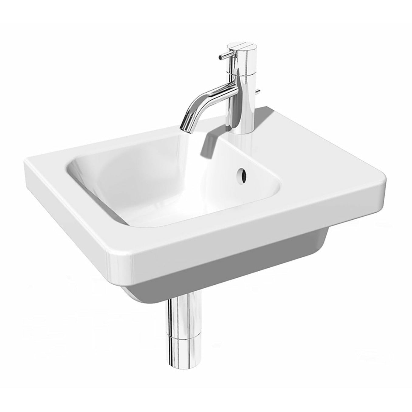 Frontline White Resort 360mm Cloakroom Basin - Letta London - Cloakroom basins