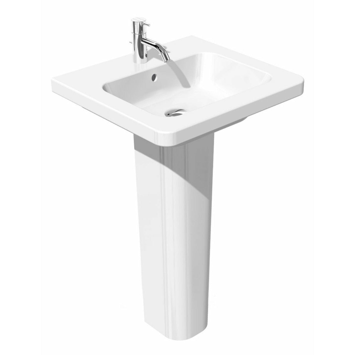 Frontline White Resort Full Pedestal Basin - Letta London - 