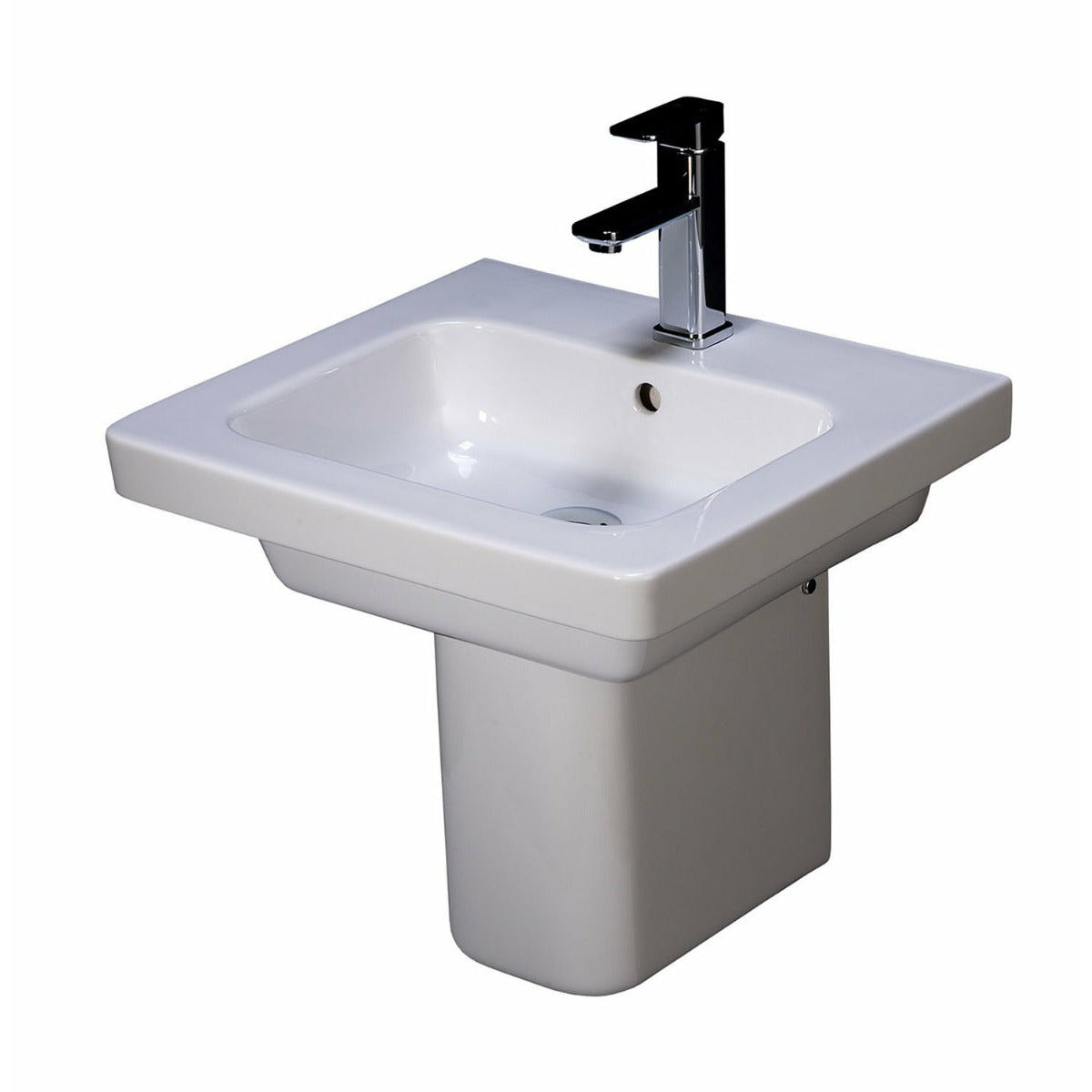 Frontline White Resort Semi-Pedestal Basin - Letta London - 