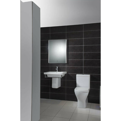 Frontline White Resort Semi-Pedestal Basin - Letta London - 