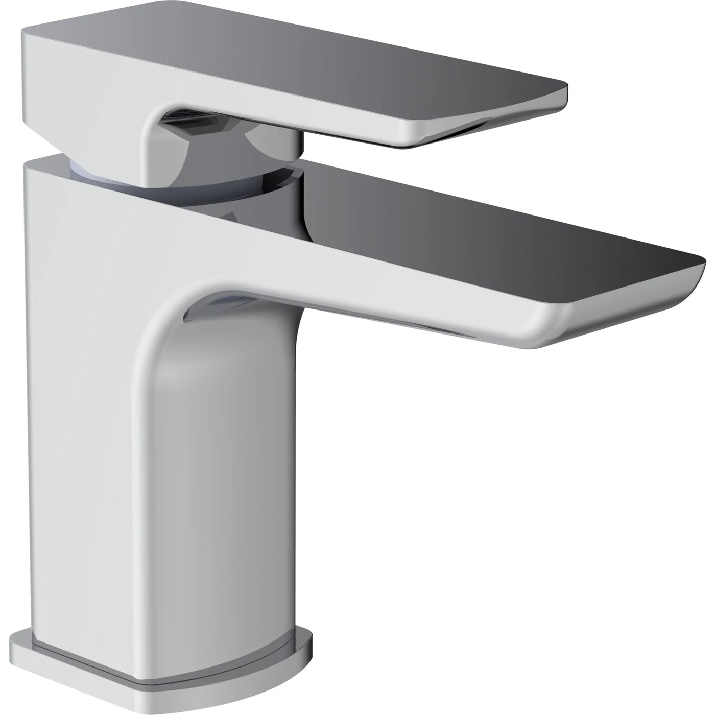 Saneux Deck Mounted Chrome FUJI Mini Mixer + C. Waste - Letta London - Deck Mounted Taps