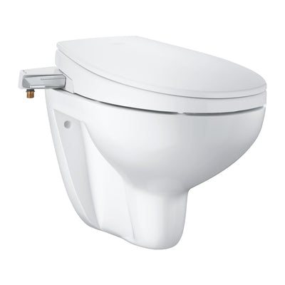 Grohe Bau Ceramic Manual bidet seat 2-in-1 set wall hung Toilet - Letta London - 
