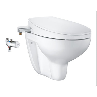 Grohe Bau Ceramic Manual bidet seat 3-in-1 set, wall hung Toilet - Letta London - 