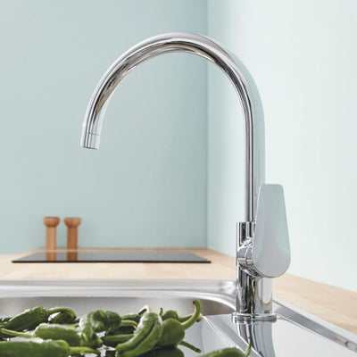 Grohe BauEdge single-lever kitchen mixer tap, Zero