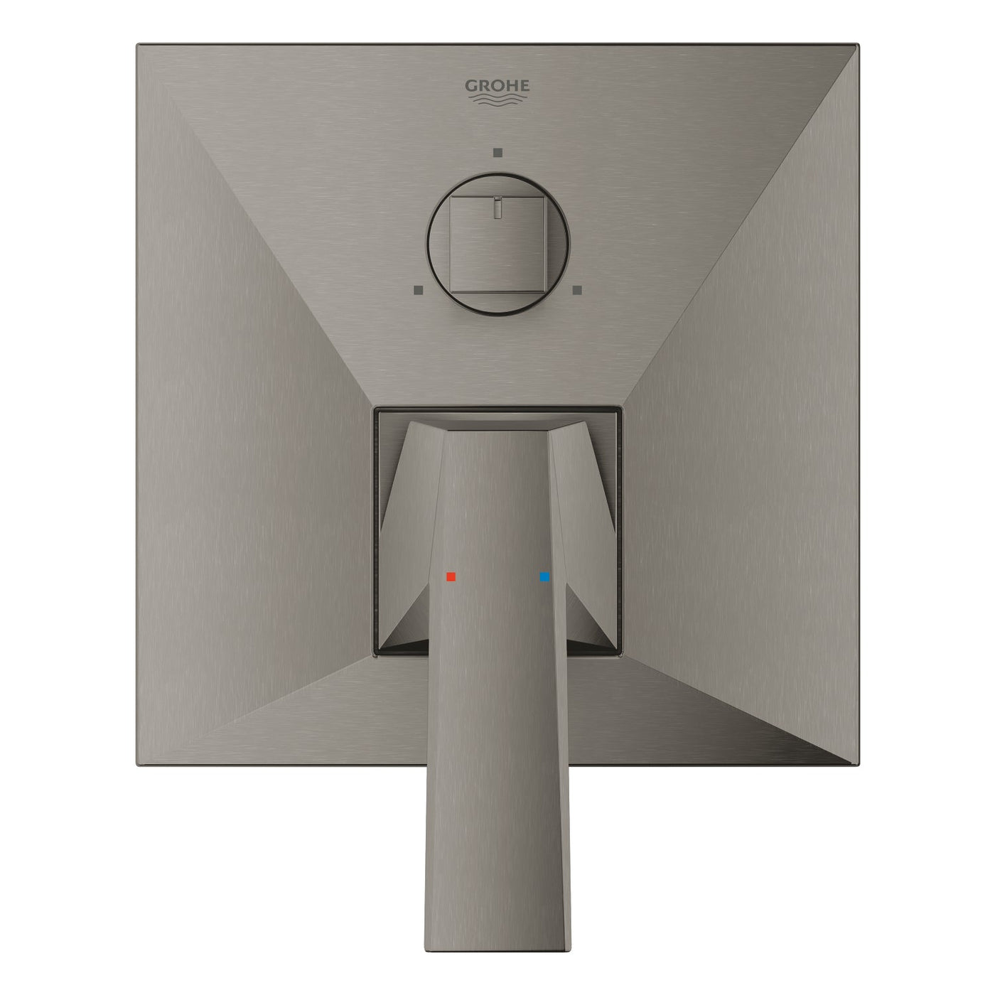 Grohe Brushed Hard Graphite Allure Brilliant Single-lever mixer with 3-way diverter - Letta London - Thermostatic Showers