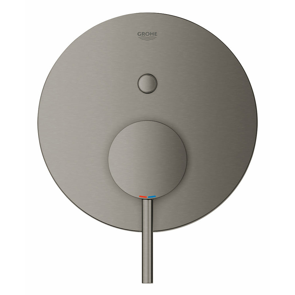 Grohe Brushed Hard Graphite Atrio Single-lever mixer with 2-way diverter - Letta London - Thermostatic Showers