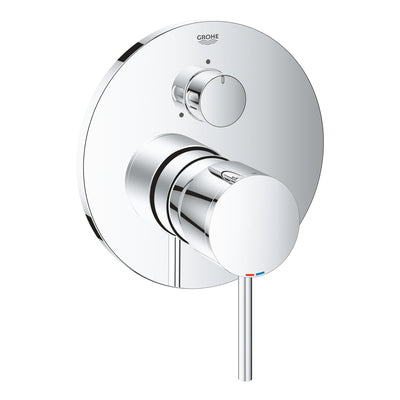 Grohe Brushed Hard Graphite Atrio Single-lever mixer with 3-way diverter - Letta London - Thermostatic Showers